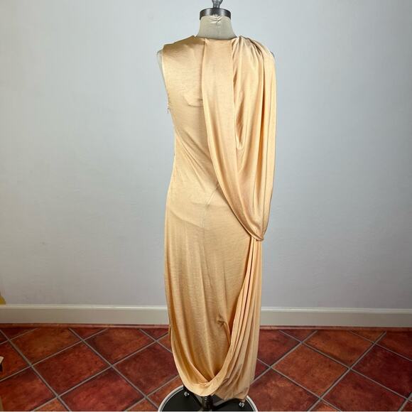 Jonathan Simkhai Roxi Draped Jersey Dress NWT - Picture 8 of 11